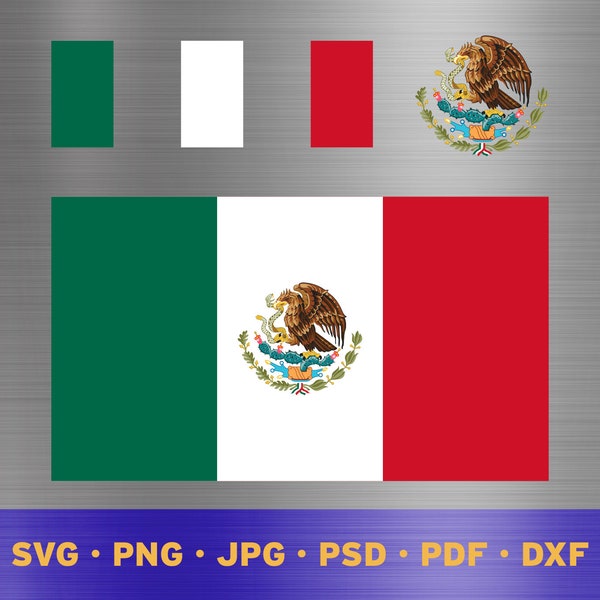 Mexican flag svg layered, Mexico flag svg, Mexican flag cricut, Mexico flag png, Mexican flag png