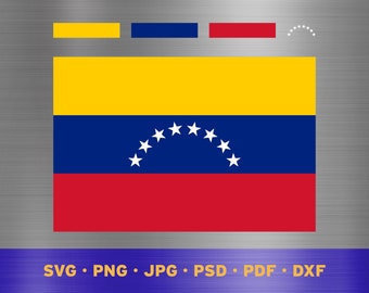 Venezuela flag svg layered, Venezuelan flag svg, Venezuelan flag cricut, Venezuela flag png, Venezuelan flag png