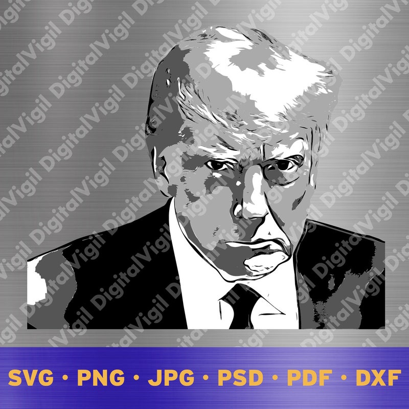 Trump Mugshot - Etsy