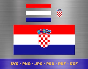 Croatia flag svg layered, Croatian flag svg, Croatian flag cricut, Croatia flag png, Croatian flag png