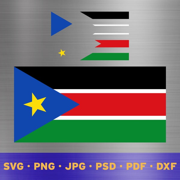 South Sudan flag svg layered, South Sudanese flag svg, South Sudanese flag cricut, South Sudan flag png, South Sudanese flag png