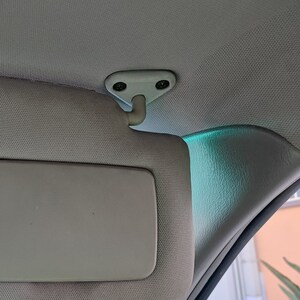 Subaru forester visor shop mount