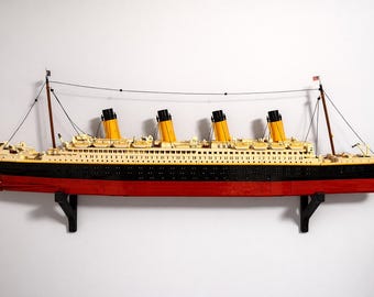 LEGO Titanic 10294 Wall Mount | Display Mount for LEGO Titanic | Easy Mounting | Install Model Holder