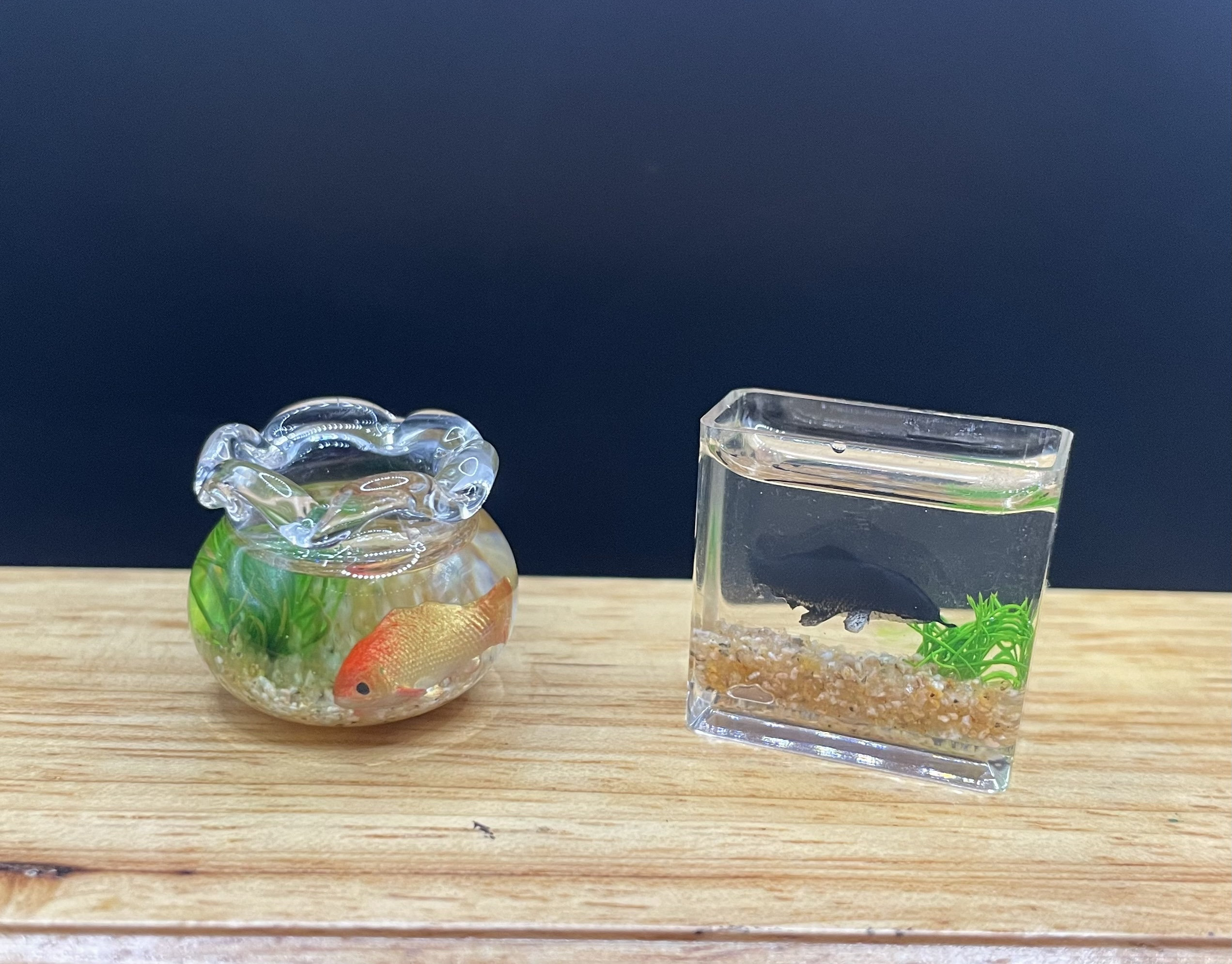 Miniature Aquarium/doll House Aquarium/dollhouse Fish Bowl/mini