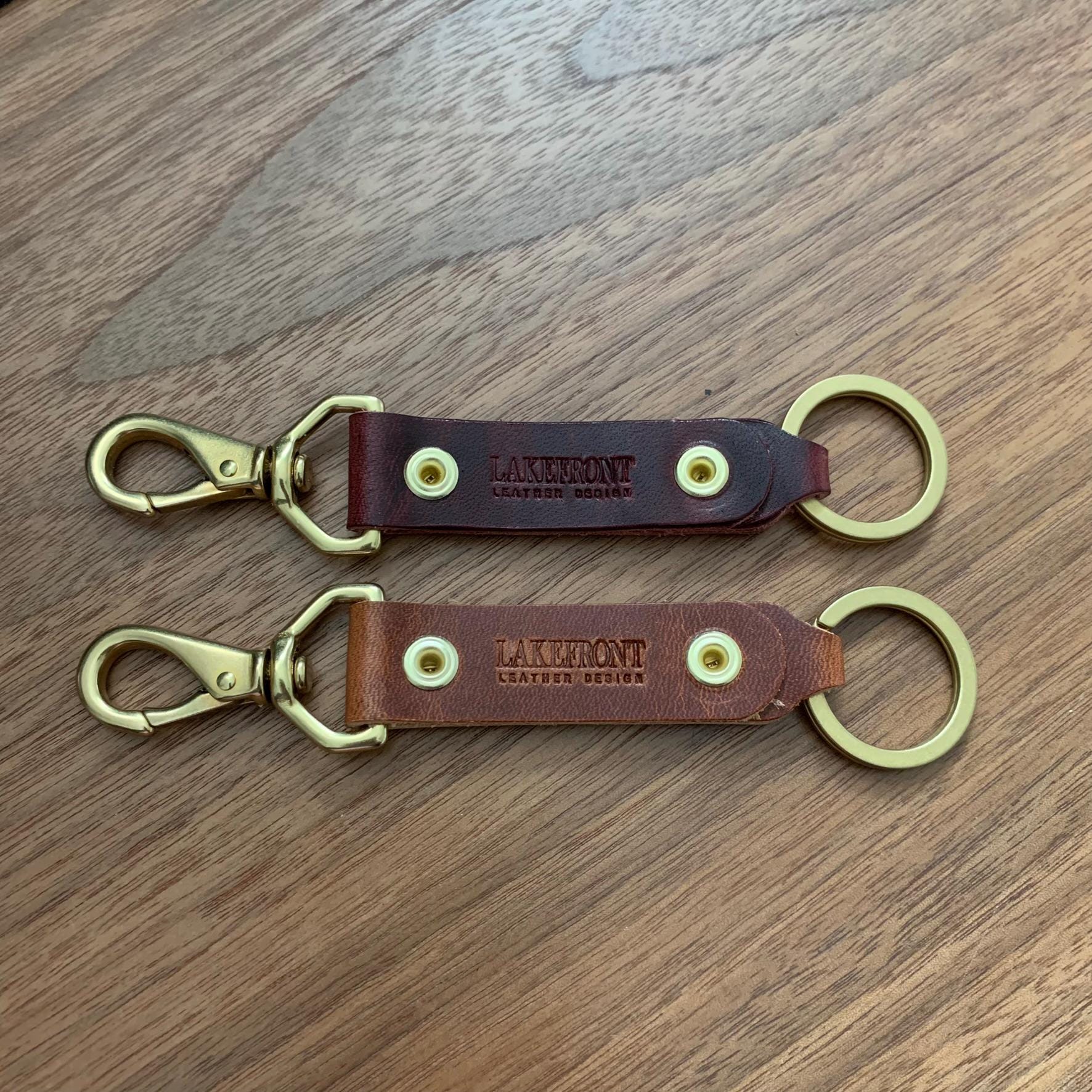 Half Loop Key Chain Loop Loop Key Chain + Custom Engraving - Etsy