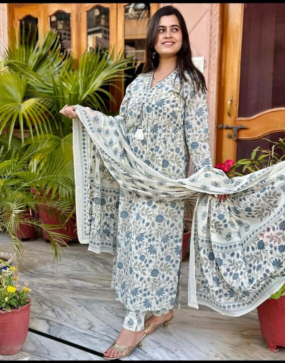 THE LIBAS 5614 KURTIS PANT WITH HEAVY DUPATTA