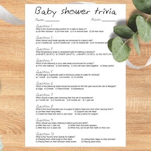 Jeu-questionnaire sur la fête prénatale | Jeux de baby shower | | Questions triviales | Anecdotes sur la fête prénatale | Jeu-questionnaire | Douche de bébé | Fête de naissance