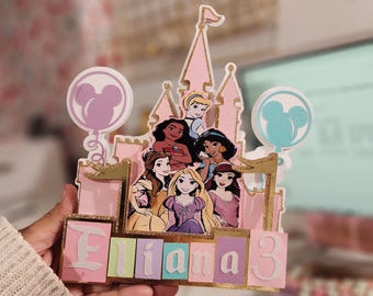 Princess Castle Cake Topper