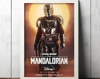 The Mandalorian Season 1 Classic Movie Poster - Film Fan Collectibles - Vintage Movie Poster - Home Decor - Wall Art