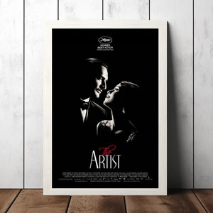 The Artist Classic Movie Poster - Film Fan Collectibles - Vintage Movie Poster - Home Decor - Wall Art