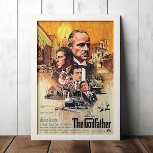 Der Pate 1972 Classic Vintage Filmplakat - Film Fan Sammlerstücke - Retro Poster - Wohnkultur - Wand Kunst - Poster Geschenke