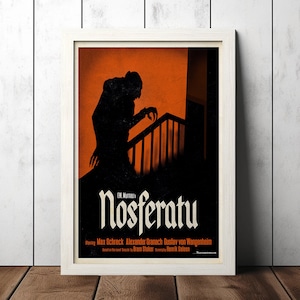The Nosferatu Vampire Classic Movie Poster - Film Fan Collectibles - Vintage Movie Poster - Home Decor - Wall Art - Posters Gifts