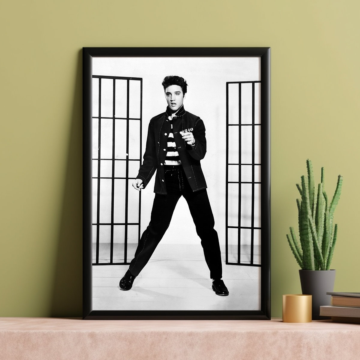 Elvis Presley Jailhouse Rock Vintage Poster - Music Fan