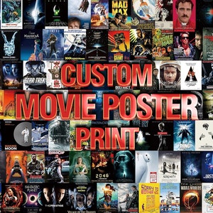 Benutzerdefinierte Poster Druck - Film Poster - TV Poster - Musik Poster - Retro Poster - Wohnkultur - Wand Kunst - Print On Demand