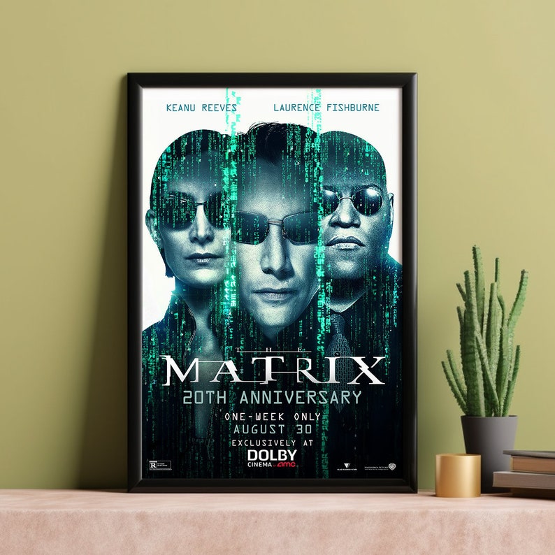 The Matrix (1999) Classic Movie Poster - Film Fan Collectibles ...