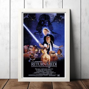 Star Wars (1977) Classic Movie Poster - Film Fan Collectibles - Vintage Movie Poster - Home Decor - Wall Art - Posters Gifts