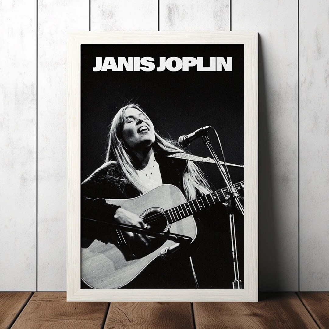 Janis Joplin Concert Poster Music Fan Collectibles Vintage - Etsy