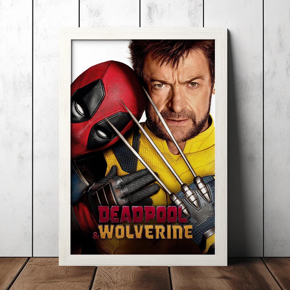 Poster Sur Toile Deadpool & Wolverine – Impression HD Paysage Cinéma, Décoration Murale Moderne Sans Cadre Ou Avec Cadre, Idéal Chambre, Salon, Bureau