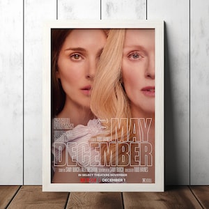 May December (2023) Classic Movie Poster - Film Fan Collectibles - Home Decor - Wall Art - Posters Gifts