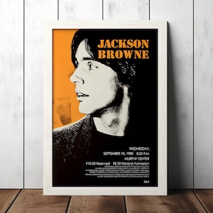 激レア Eagles Jackson Browne Linda ポスター Jackson Browne – Here Come Those Tears Again – Vinyl (7