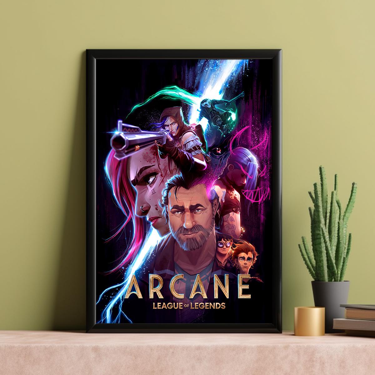 Game Arcane League of Legends Collective Art Poster