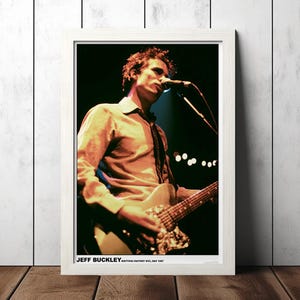 Jeff Buckley Konzert Poster - Musik Fan Sammlerstücke - Vintage Musik Poster - Wohnkultur - Wand Kunst - Leinwand Poster - Poster Geschenke