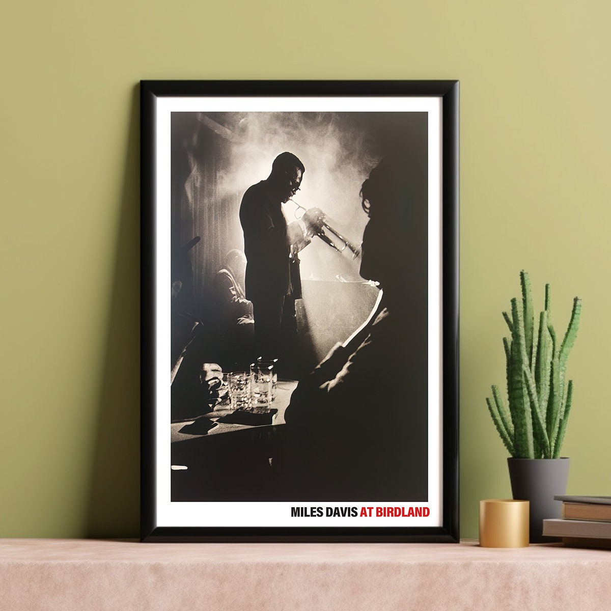 Miles Davis - Live at Birdland Poster - Music Fan Collectibles