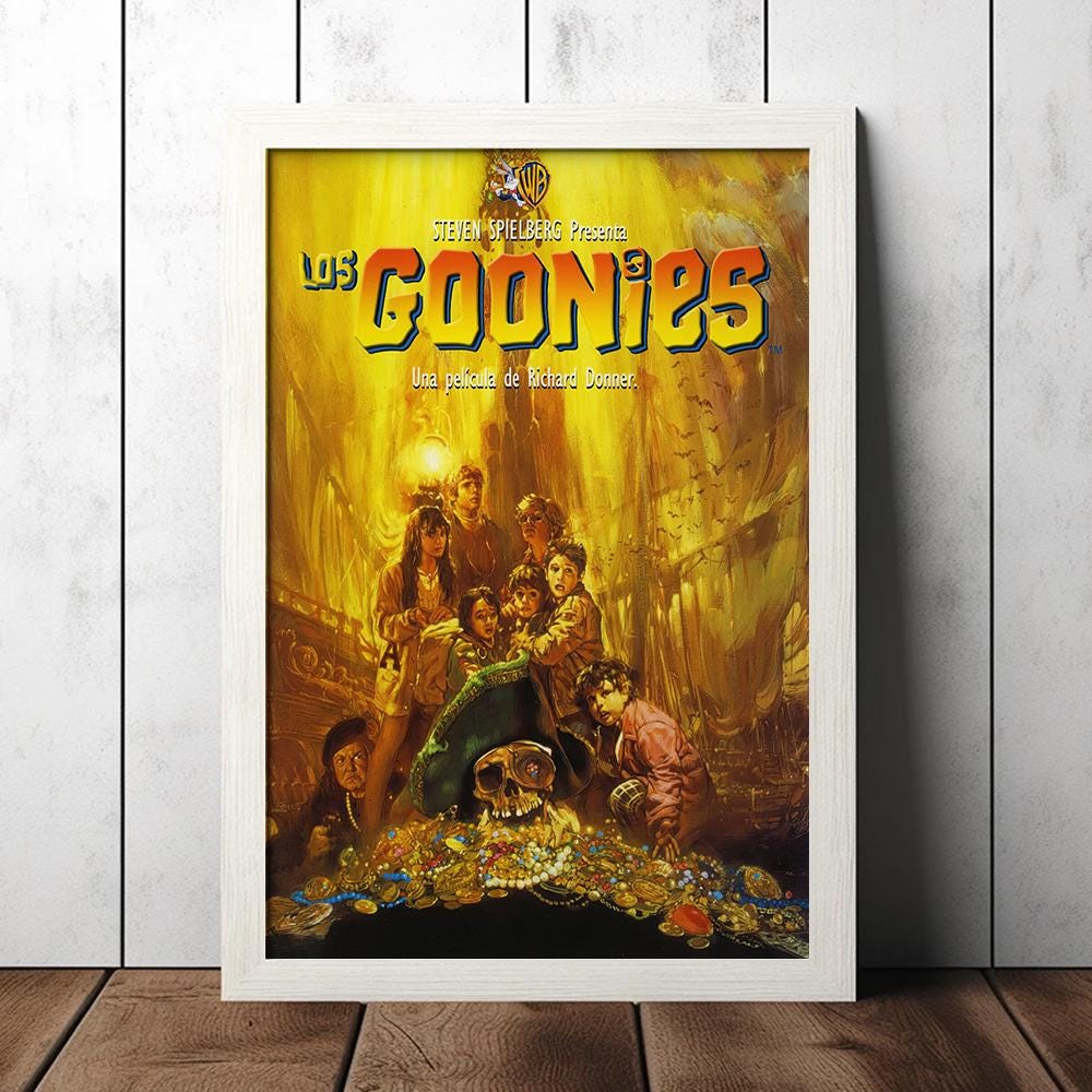 Goonies Vintage Retro Movie Metal Sign Cinema Living Room Retro Club Bar Painting Décor Tin Sign Poster  15