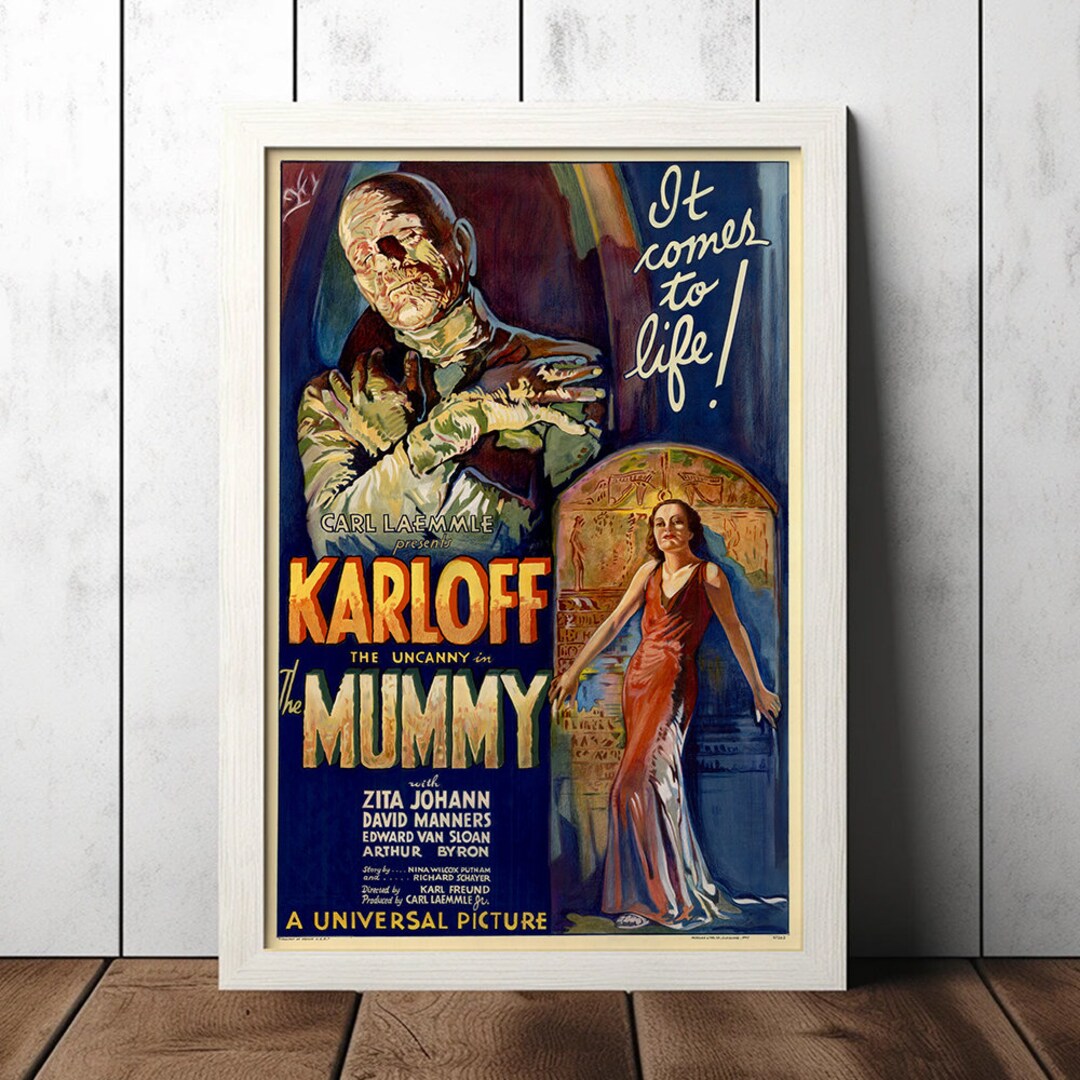 The Mummy (1932) Classic Movie Poster - Film Fan Collectibles - Vintage ...