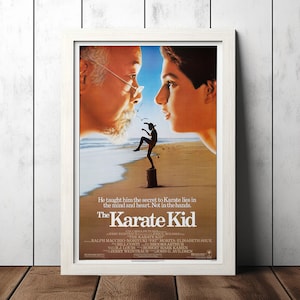 The Karate Kid (1984) Classic Movie Poster - Film Fan Collectibles - Vintage Movie Poster - Home Decor - Wall Art - Posters Gifts
