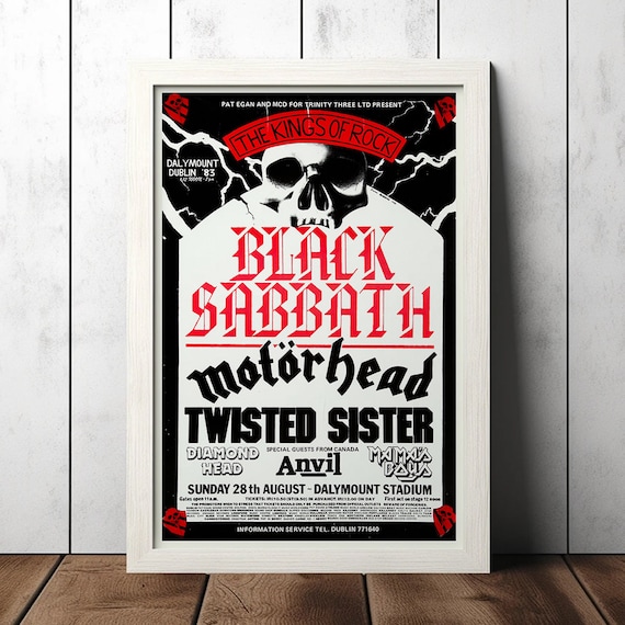 Black Sabbath Volume 4 Iconic Album Cover Poster Various Sizes (A4 Size 21 X 29 Cms
