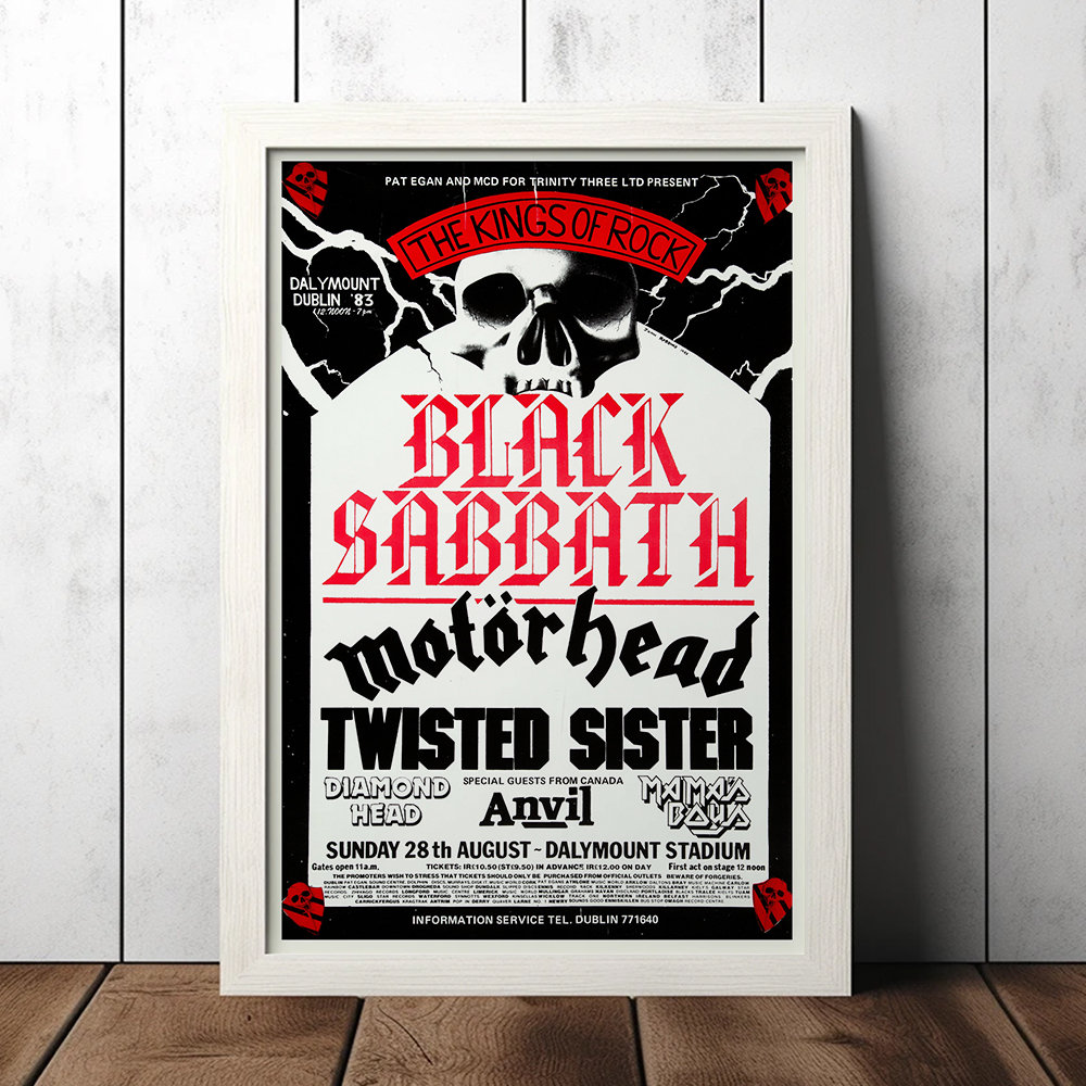 Motörhead 1982年西ドイツツアー￼ポスター