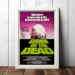 Dawn of the Dead (1978) Poster classico del film - Collezionabili per gli appassionati di film - Poster vintage del film - Arredamento per la casa - Arte murale - Poster e regali