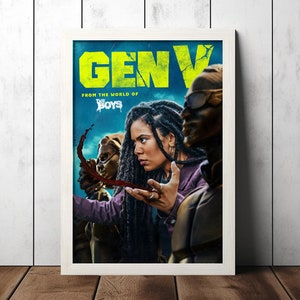Gen V (2023) Classic Movie Poster - Film Fan Collectibles - Home Decor - Wall Art - Posters Gifts