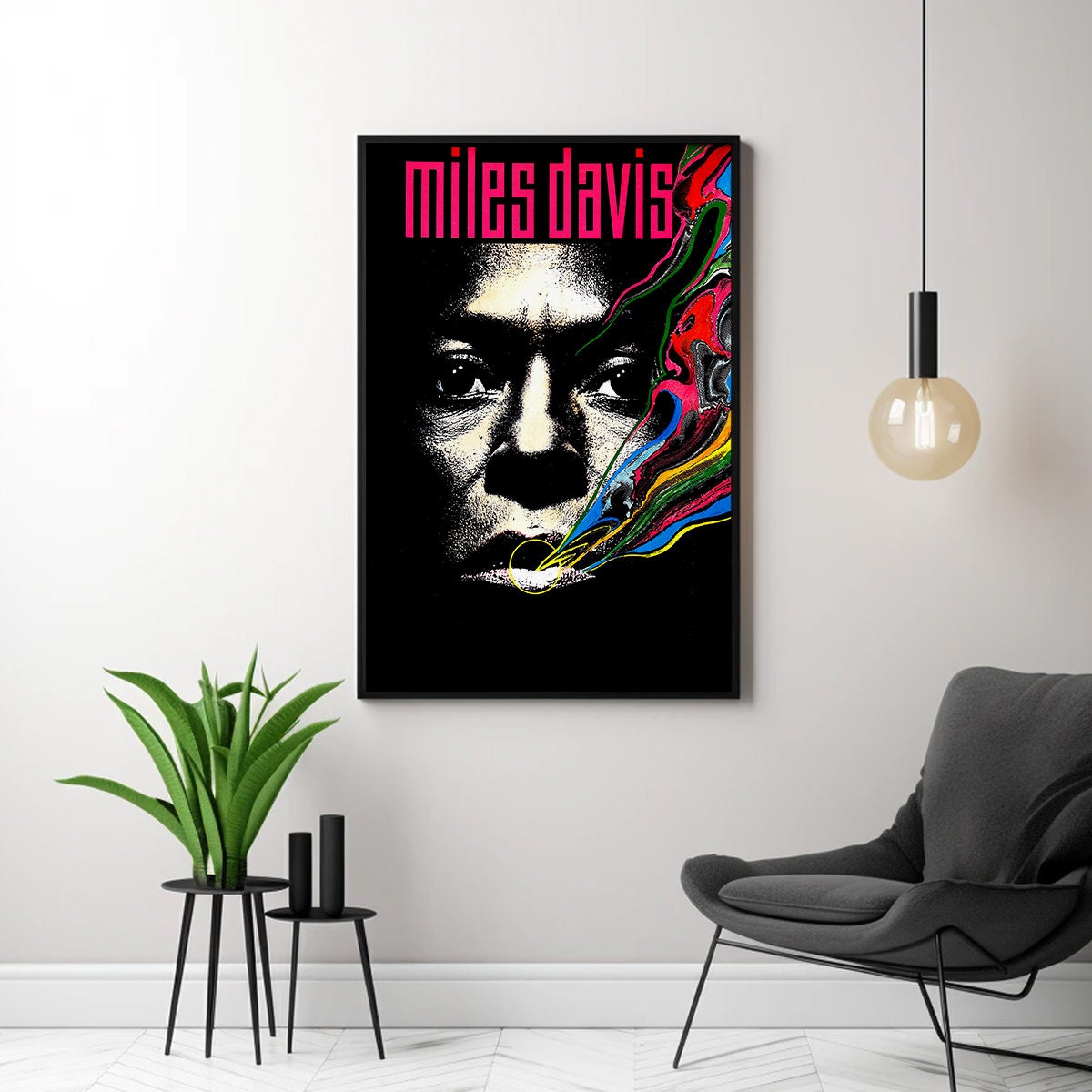 Miles Davis Poster - Concert Poster - Music Fan Collectibles