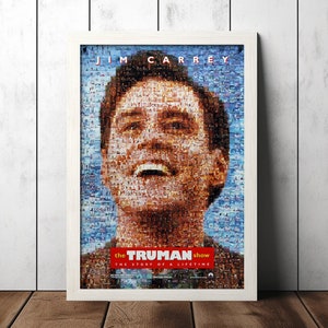 The Truman Show (1998) Classic Movie Poster - Film Fan Collectibles - Vintage Movie Poster - Home Decor - Wall Art - Posters Gifts