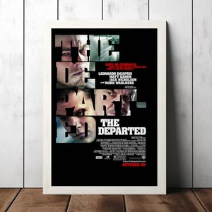 The Departed (2006) Classic Filmplakat - Film Fan Sammlerstücke - Vintage Film Poster - Wohnkultur - Wandkunst