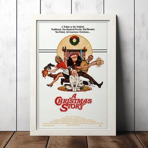A Christmas Story (1983) Classic Movie Poster - Film Fan Collectibles - Vintage Movie Poster - Home Decor - Wall Art - Posters Gifts