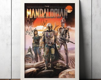 The Mandalorian Season 1 Classic Movie Poster - Film Fan Collectibles - Vintage Movie Poster - Home Decor - Wall Art
