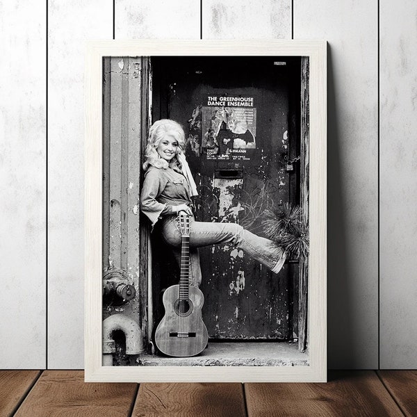 Affiche vintage de Dolly Parton - objets de collection pour les fans de musique - affiche de musique vintage - décoration d'intérieur - oeuvres d'art murales