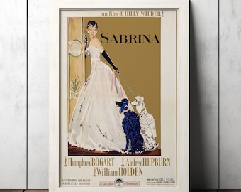 Sabrina Classic Movie Poster- Film Fan Collectibles - Vintage Poster - Home Decor - Wall Art - Poster Gifts