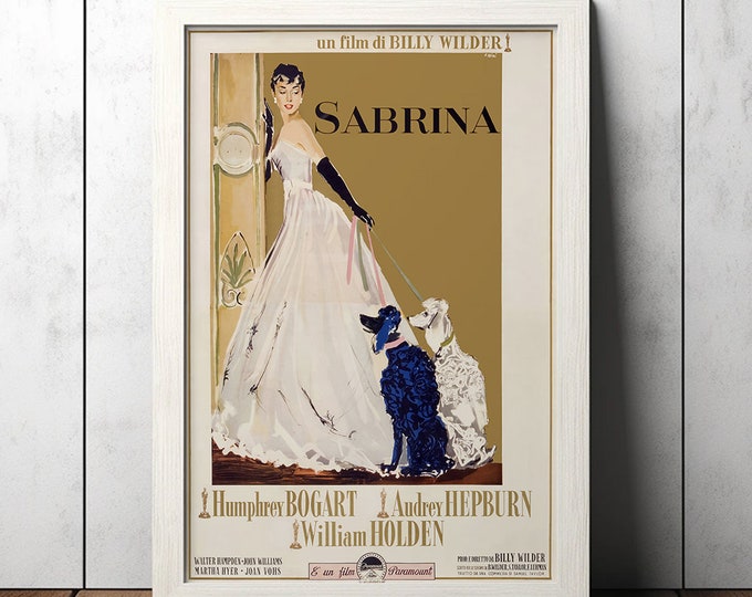 Sabrina Classic Movie Poster- Film Fan Collectibles - Vintage Poster - Home Decor - Wall Art - Posters Gifts