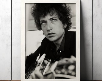 Bob Dylan Vintage Poster - Music Fan Collectibles - Vintage Music Poster - Home Decor - Wall Art