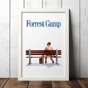 Forrest Gump Classic Film Poster - Film Fan Sammlerstücke - Vintage Film Poster - Wohnkultur - Wand Kunst