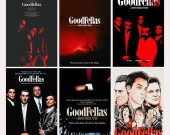 Affiche de film classique GoodFellas 1990 - objets de collection de fans de cinéma - affiche de film vintage GoodFellas - décoration d&#39;intérieur - art mural - affiche cadeau
