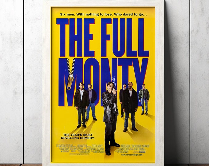 Full Monty (1997) Classic Vintage Movie Poster - Film Fan Collectibles - Vintage Movie Poster - Home Decor - Wall Art