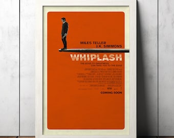 Cartel de película clásica de Whiplash - Coleccionables de fanáticos del cine - Cartel de película vintage - Decoración del hogar - Arte de la pared - Regalos de carteles