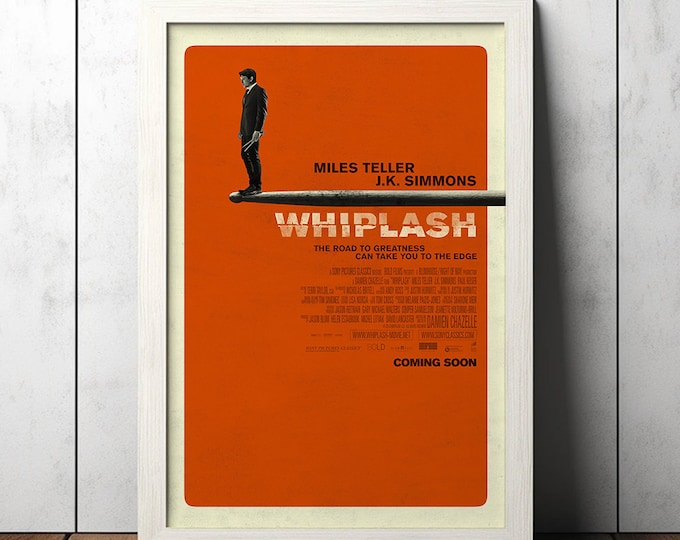 Whiplash Classic Movie Poster - Film Fan Collectibles - Vintage Movie Poster - Christmas Home Decor - Wall Art - Posters Gifts