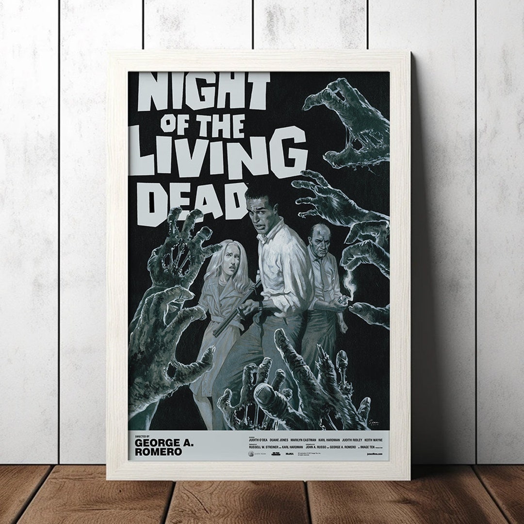 Night of the Living Dead (1968) Classic Movie Poster - Film Fan ...