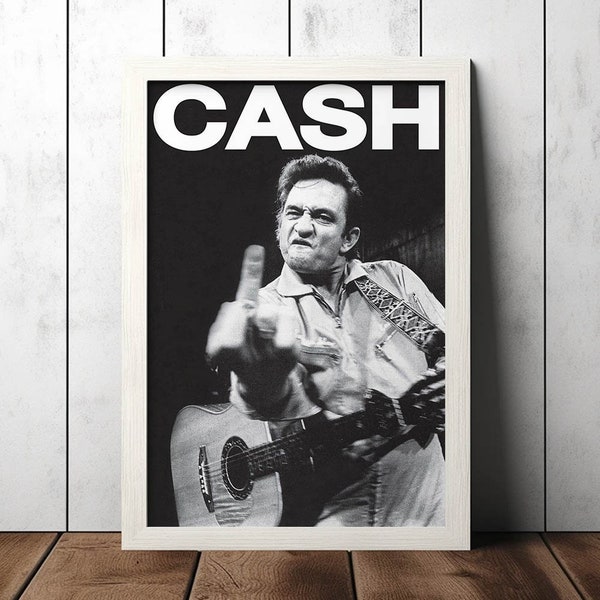 Johnny Cash – Cash Poster – Musik-Fan-Sammlerstücke – Vintage-Musik-Poster – Heimdekoration – Wandkunst